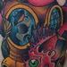 Tattoos - scuba diver helmet eel skull Ink-n-Iron - 78975